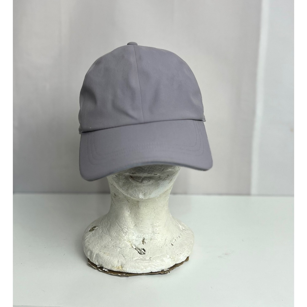 Lululemon Fast and Free Run Hat Purple Grey Adjustable Running Cap OS
